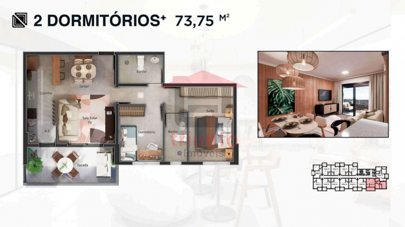 Triunfo Imóveis | Imobiliária em Ribeirão Preto | Apartamento - Ribeirânia - Ribeirão Preto