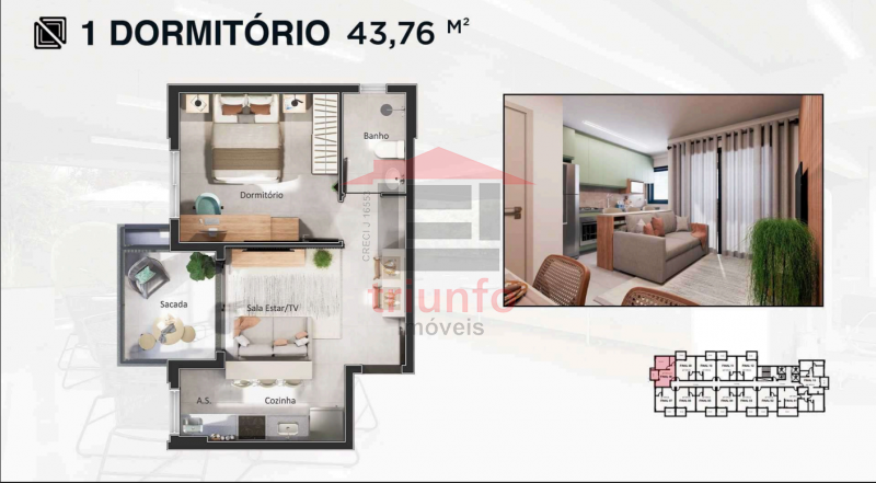 Triunfo Imóveis | Imobiliária em Ribeirão Preto | Apartamento - Ribeirânia - Ribeirão Preto