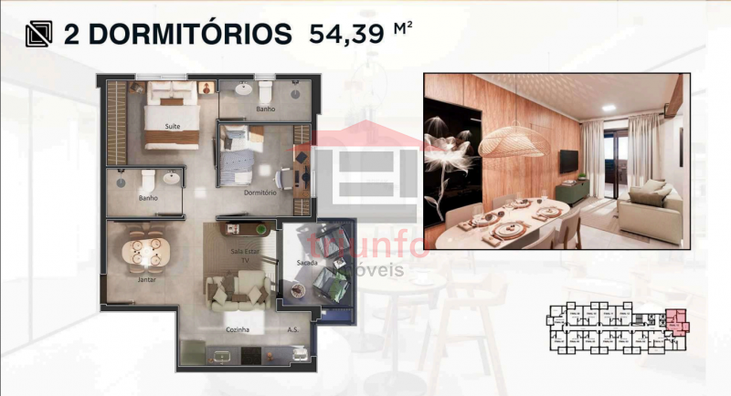 Triunfo Imóveis | Imobiliária em Ribeirão Preto | Apartamento - Ribeirânia - Ribeirão Preto